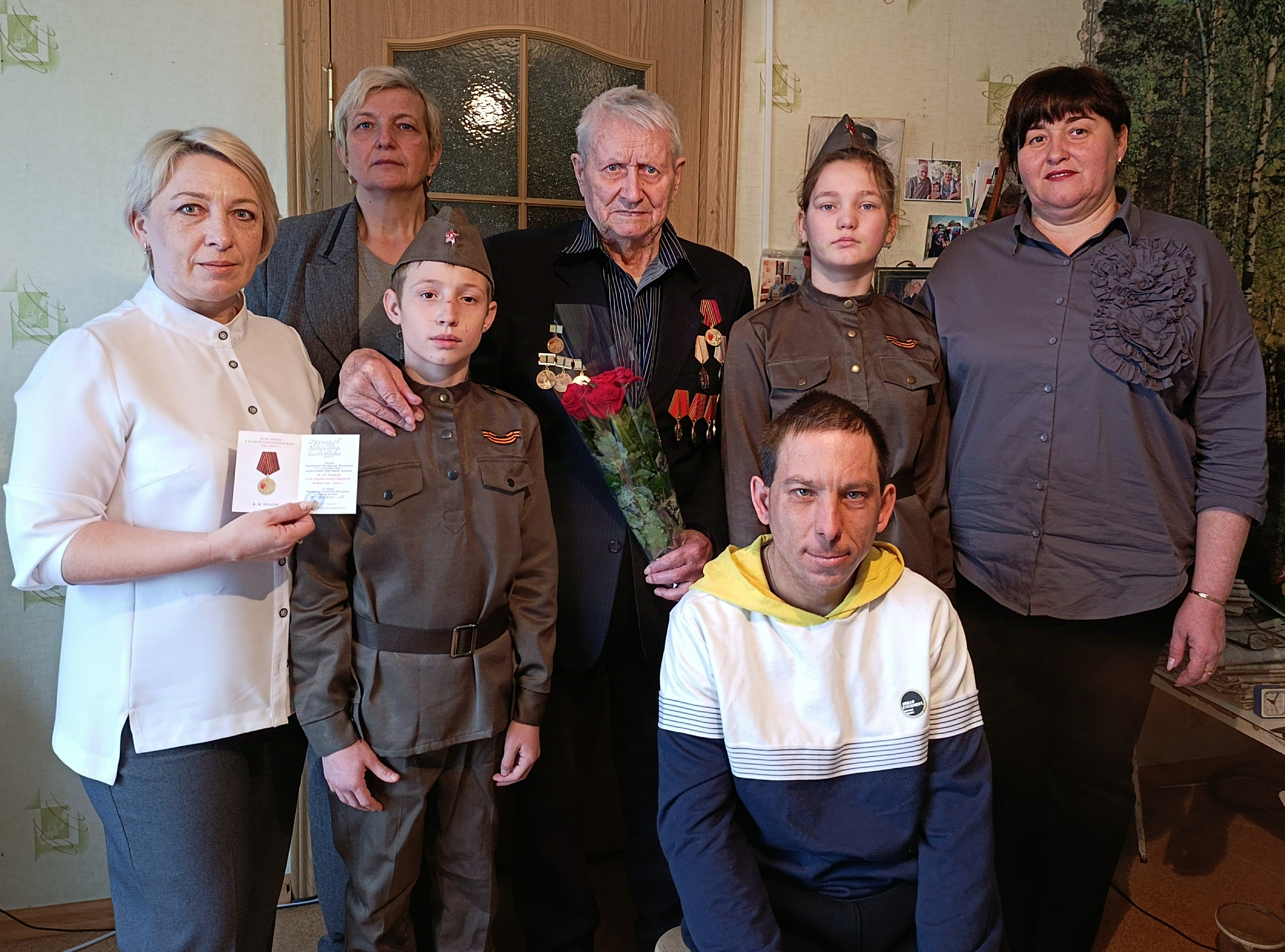 В селе Подстепное Красноярского муниципального образования проживает житель блокадного Ленинграда Дудников Владимир Тимофеевич.