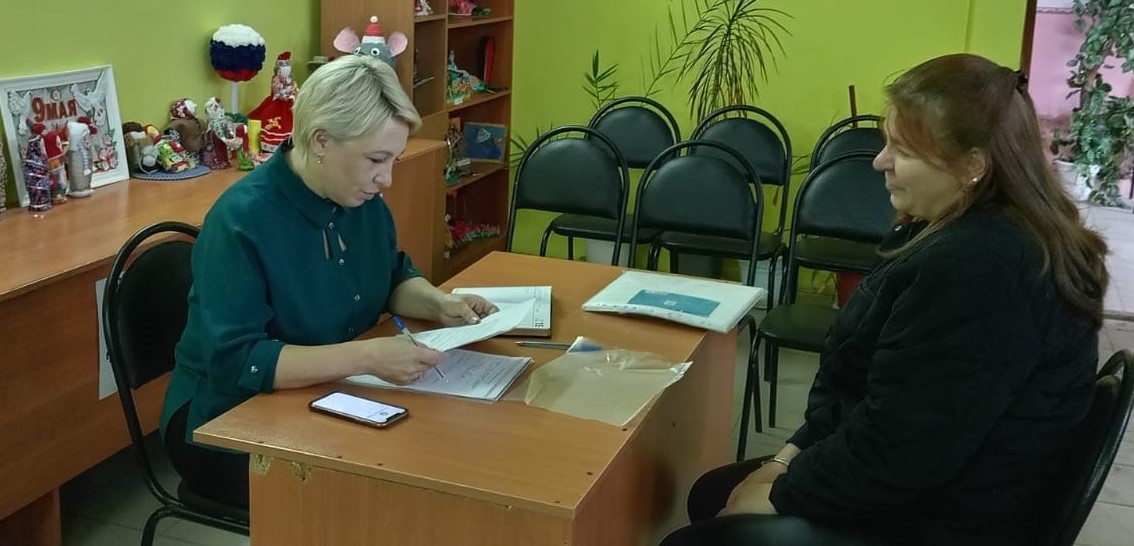 Встреча с жителями села Осиновка.