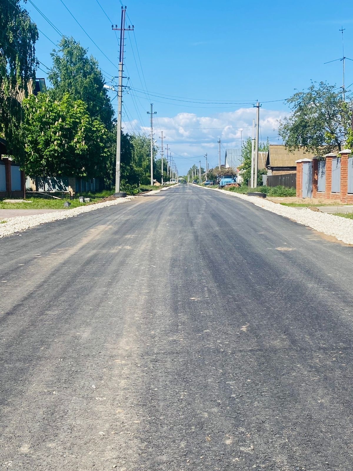 Завершён ремонт автомобильных дорог.