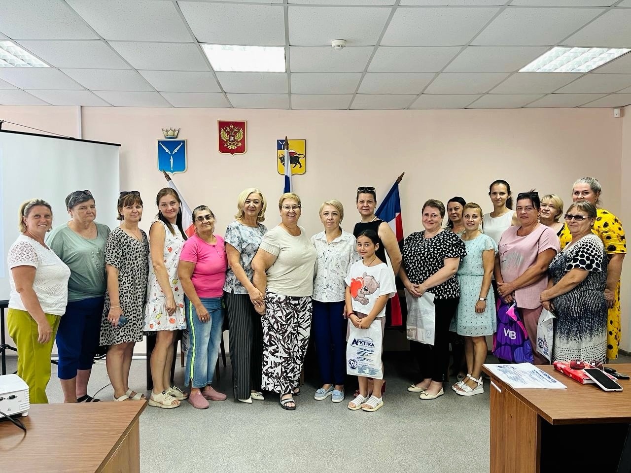 Встреча с жителями села Красный Яр.