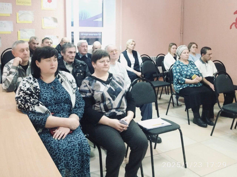 Встреча с жителями села Подстепное. Встреча с жителями села Подстепное.